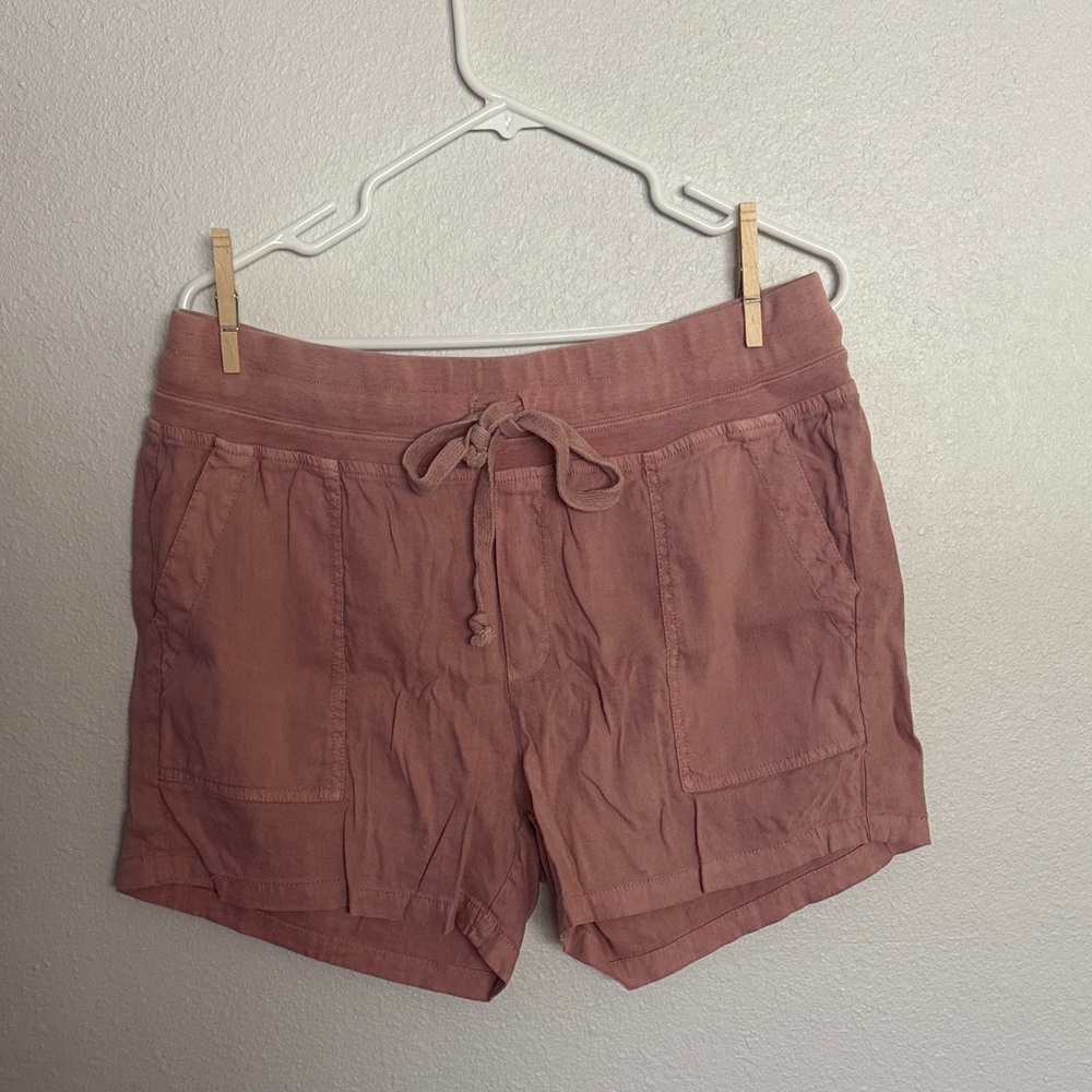 Kut from the Kloth Pink Drawstring Cargo Shorts